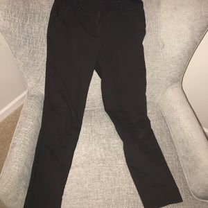 Loft black skinny work pants